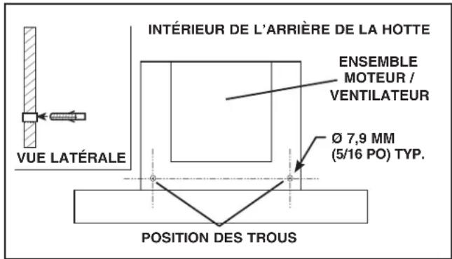 BROAN B5330SSC - INSTALLATION DE LA HOTTE (hotte à conduits verticaux seulement) - 3