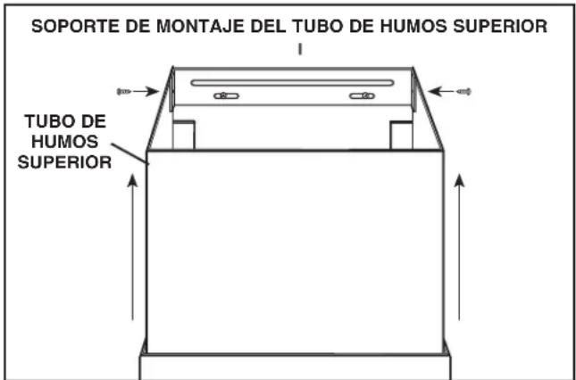 BROAN B5330SSC - INSTALE LA CAMPANA (sólo para campanas con conductos horizontales) - 5