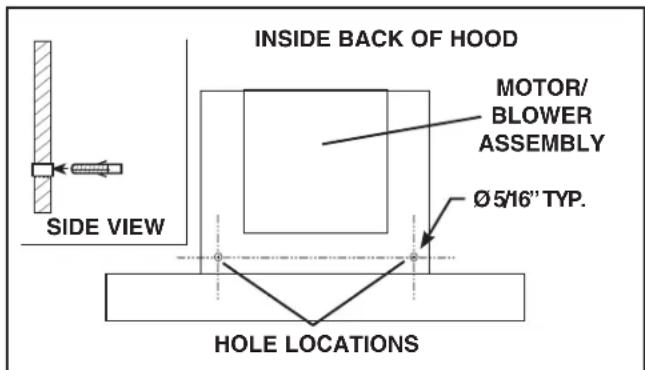 BROAN B5330SSC - INSTALL THE HOOD (Vertically Ducted Hoods Only) - 3