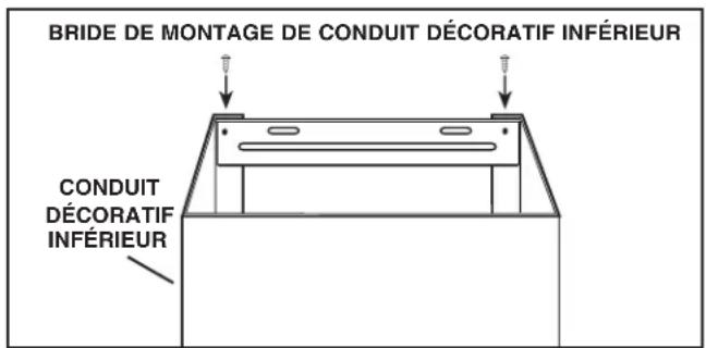 BROAN B5330SSC - INSTALLATION DE LA HOTTE (hotte à conduits horizontaux seulement) - 4