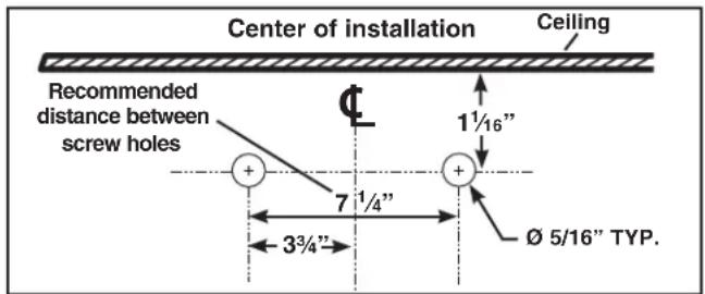 BROAN B5330SSC - INSTALL UPPER FLUE MOUNTING BRACKET - 1