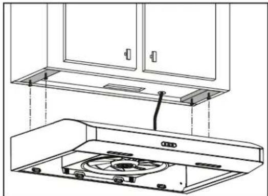 BROAN CRSH130SS - Install the Hood (Standard Installation) - 1