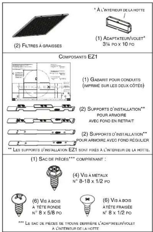 BROAN CRSH130SS - Contenu - 1