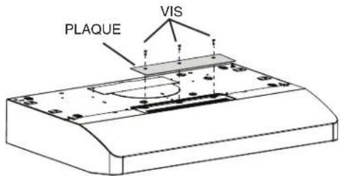 BROAN CRSH130SS - INSTALLATION EN RECIRCULATION SEULEMENT - 1