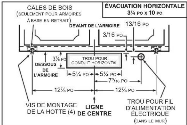 BROAN CRSH130SS - INSTALLATION AVEC CONDUITS SEULEMENT - 3