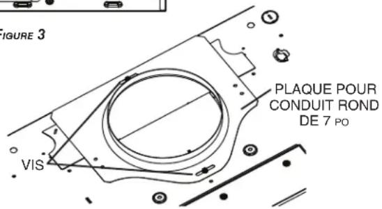 BROAN BKDN136WH - INSTALLATION AVEC CONDUITS SEULEMENT - 7