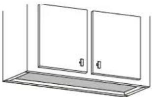 BROAN BKDN136WH - Préparation de l'emplacement de la hotte - 1