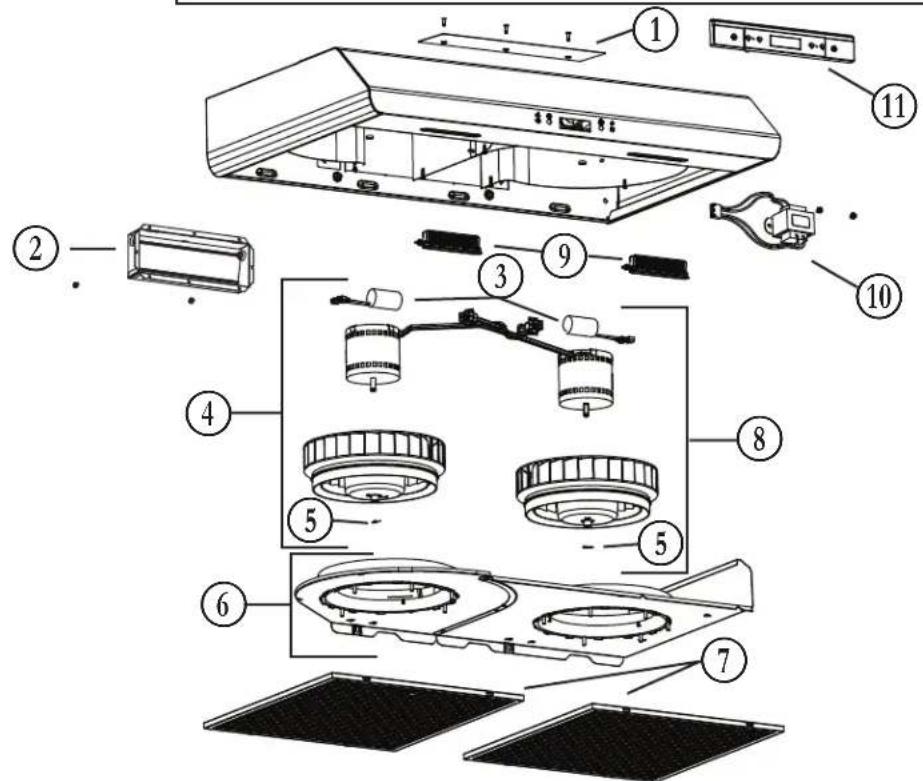 BROAN BKDN136WH - SCHEMA ELECTRIOUE - 2