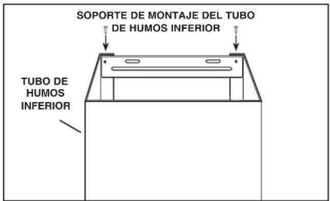 BROAN B5730SS - INSTALE LA CAMPANA (sólo para campanas con conductos horizontales) - 4