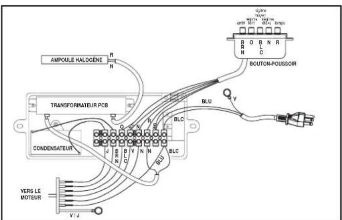 BROAN B5730SS - DIAGRAMME DE CÂBLAGE - 1