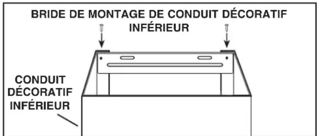 BROAN B5730SS - INSTALLATION DE LA HOTTE (hotte à conduits verticaux seulement) - 1