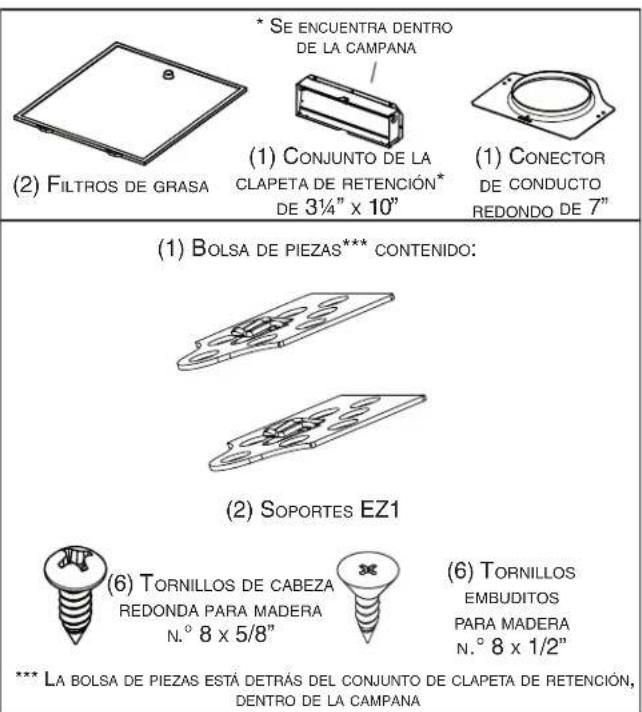 BROAN Antero CLSC130SS - Contenido - 1