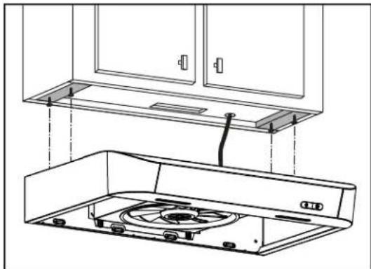 BROAN Antero CLSC130SS - Install the Hood (Standard Installation) - 1