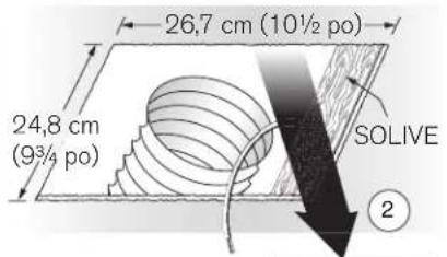 BROAN Flex DC AE50110DCLF - Enlevez l'ancien ventilateur et préparez le plafond. - 2