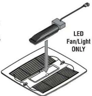 BROAN Flex DC AE50110DCLF - Install grille. - 1