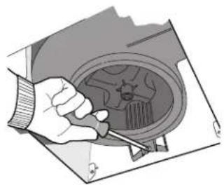 BROAN Flex DC AE50110DCLF - Installes le ventilateur. - 1