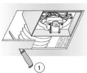 BROAN Flex DC AE50110DCLF - Remove old fan and prepare ceiling. - 1