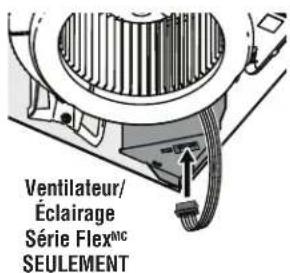 BROAN Flex DC AE50110DCLF - Installes le ventilateur. - 3
