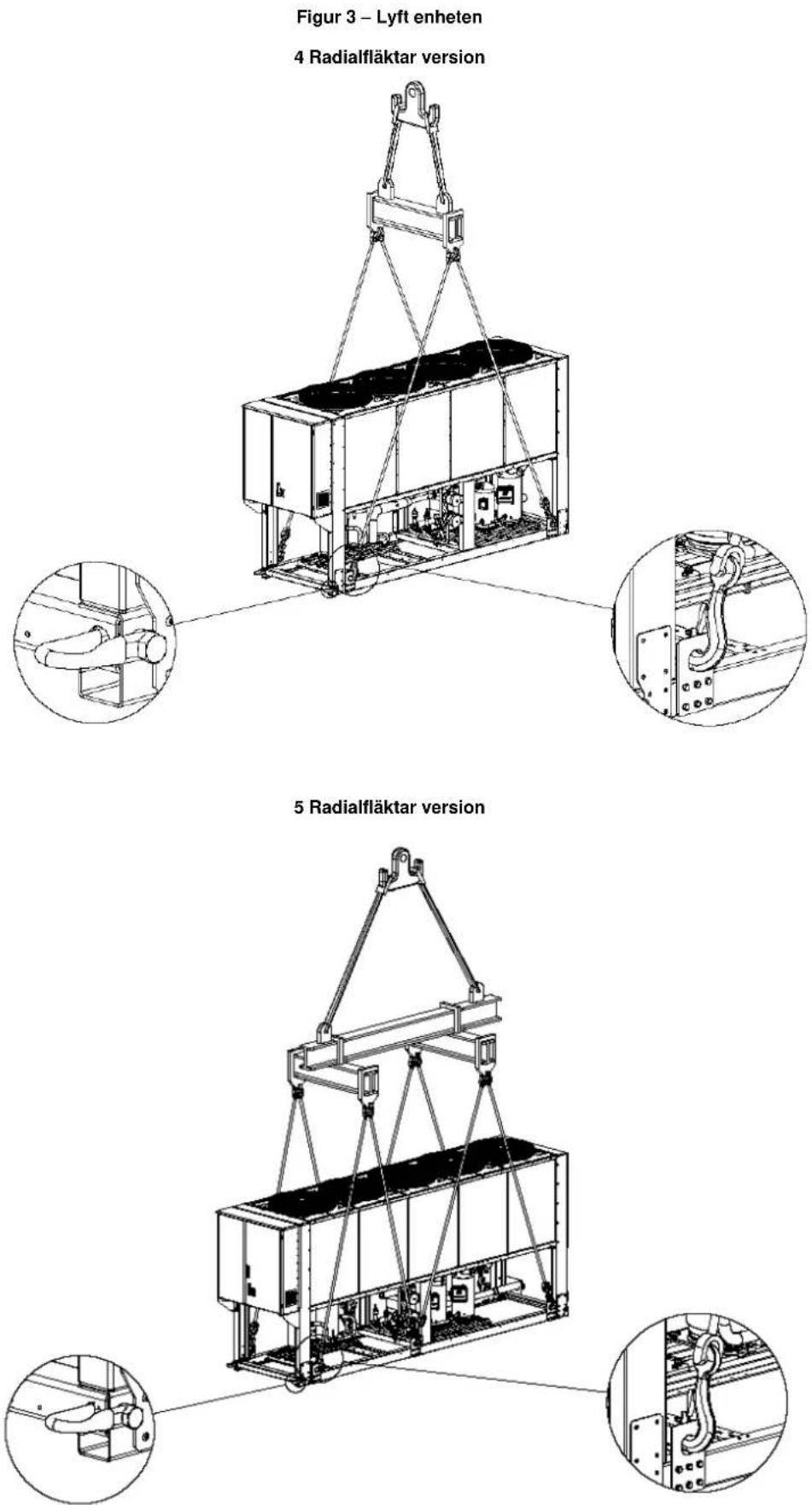 DAIKIN EWAQ-E-XR - Positionering och montering - 1