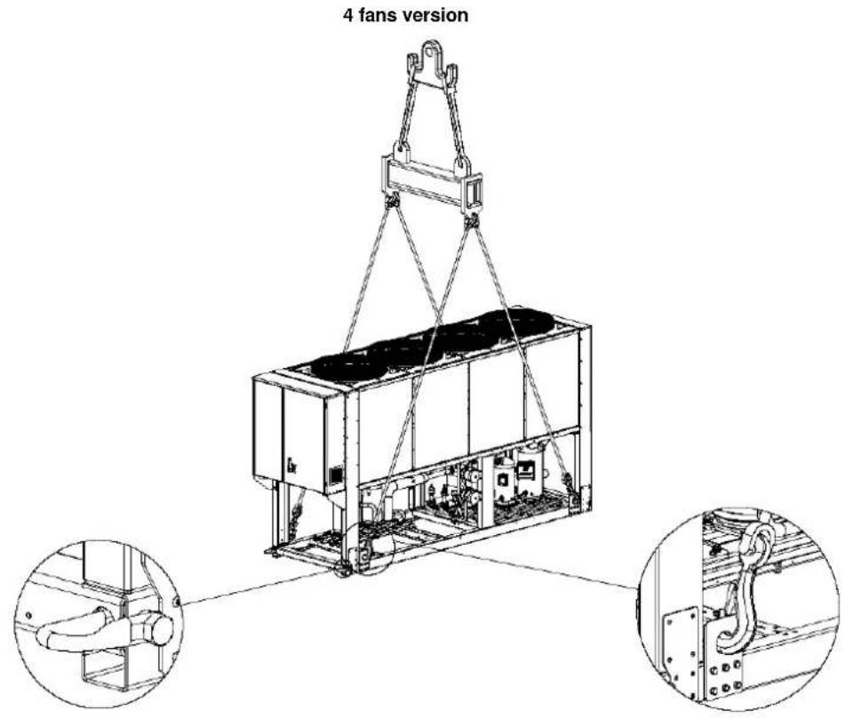 DAIKIN EWAQ-E-XR - Positioning and assembly - 1
