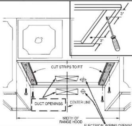BROAN BU230SS - PREPARING THE INSTALLATION LOCATION - 7