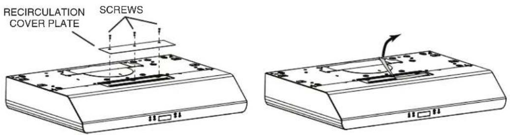 BROAN Sahale BKDN136SS - NON-DUCTED INSTALLATION ONLY - 1