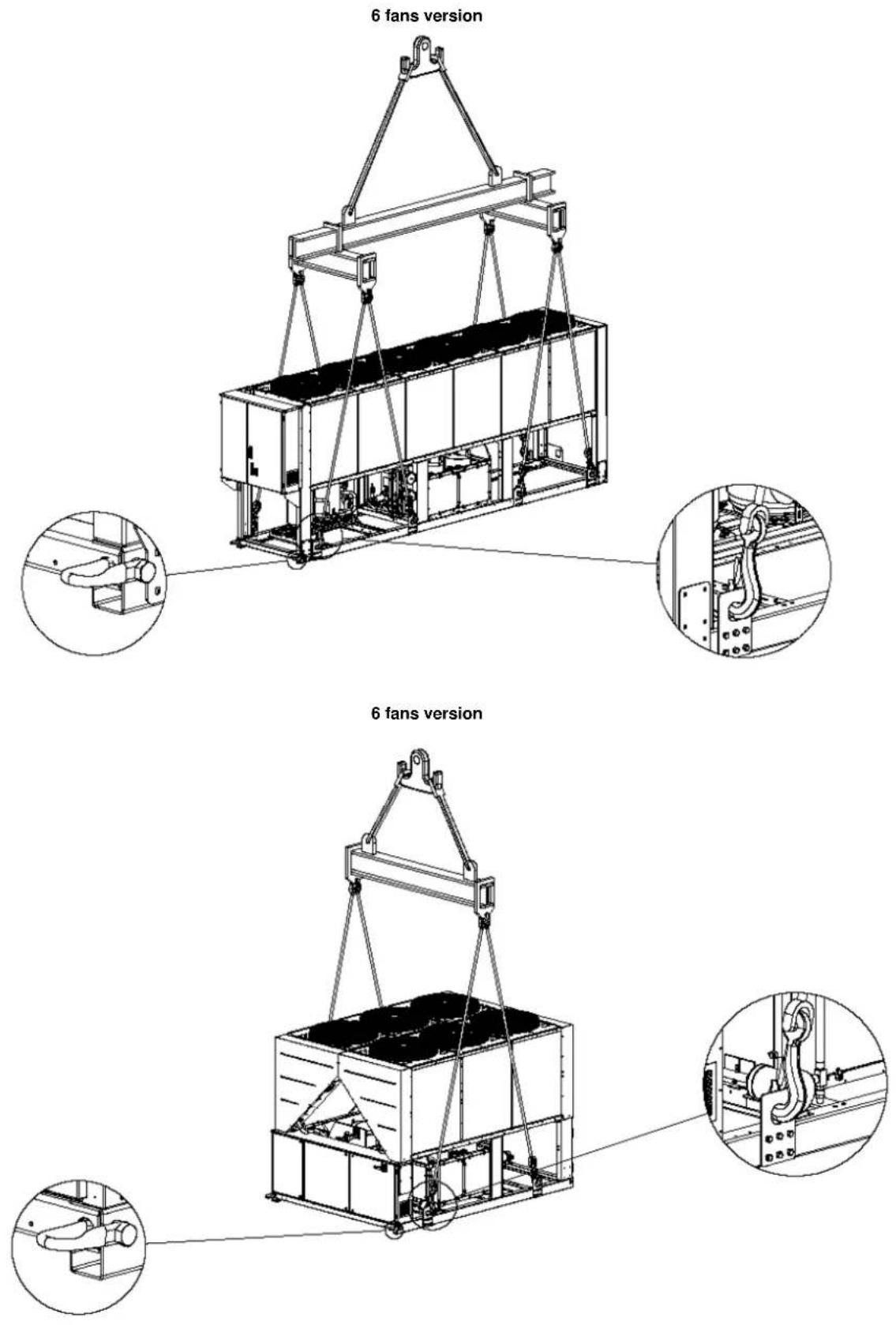 DAIKIN EWAQ170F-XR - Positioning and assembly - 2