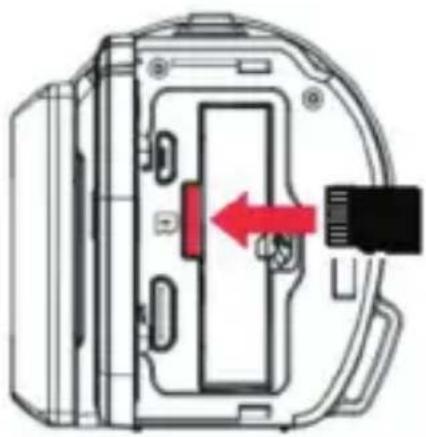 AGFAPHOTO Realimove CC4000W - TO INSERT A MICRO SD CARD - 2