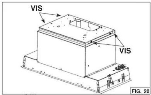 BROAN PMA400SS - RETRAIT DES SUPPORTS D'ARMOIRE - 5