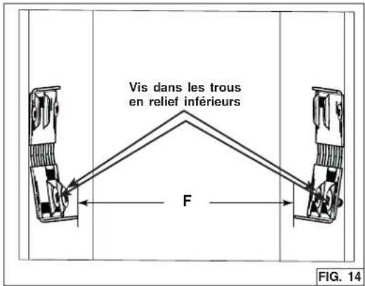 BROAN PMA400SS - RETRAIT DES SUPPORTS D'ARMOIRE - 1