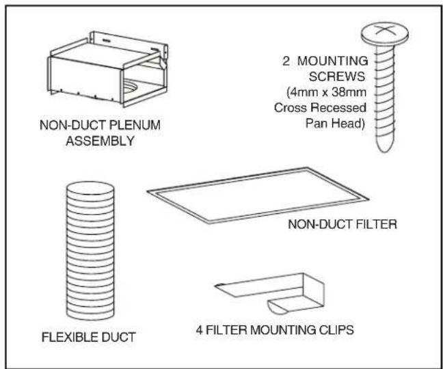 BROAN Elite EW5636SS - INSTALL THE HOOD (Non-Ducted Hoods Only) - 1