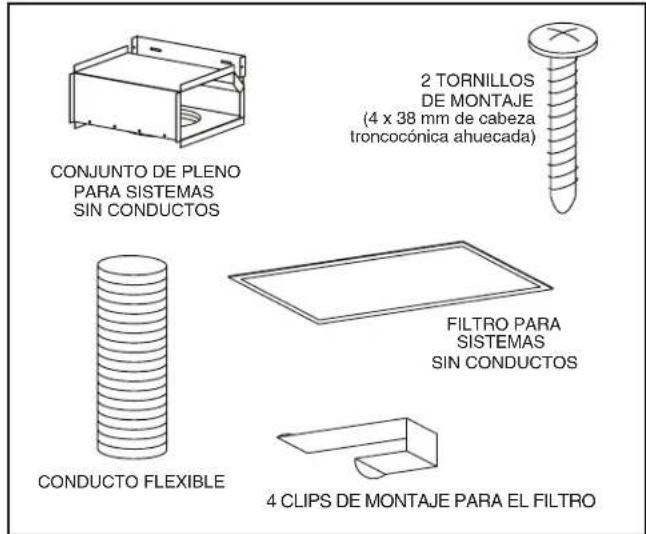 BROAN Elite EW5636SS - CONTENIDO DEL KIT PARA SISTEMAS SIN CONDUCTOS MODELO RKE56 - 1