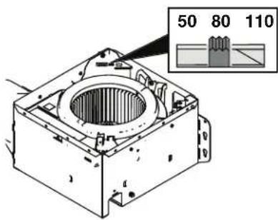 NuTone Flex 791LEDNTM - 3ains modèles uniquement : - 1