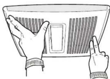 NuTone Roomside AERN80LK - Install grille. - 5