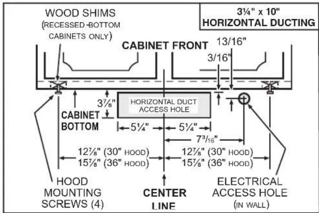 NuTone AHSL130SS - Standard Installation (without EZ1 brackets) - 2