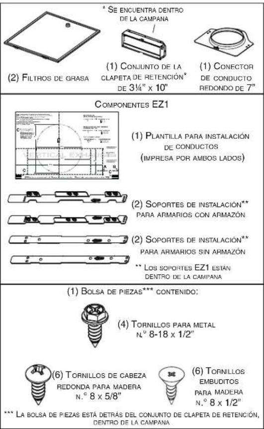 NuTone AHSL130SS - Contenido - 1