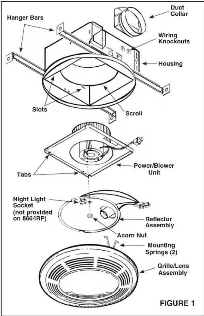 NuTone 8663RP - PLANNING DUCTWORK AND WIRING - 1