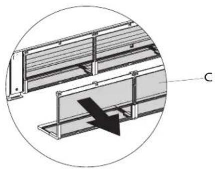 DAIKIN FWXM15AATV3R - Extraction of filter cells - 3