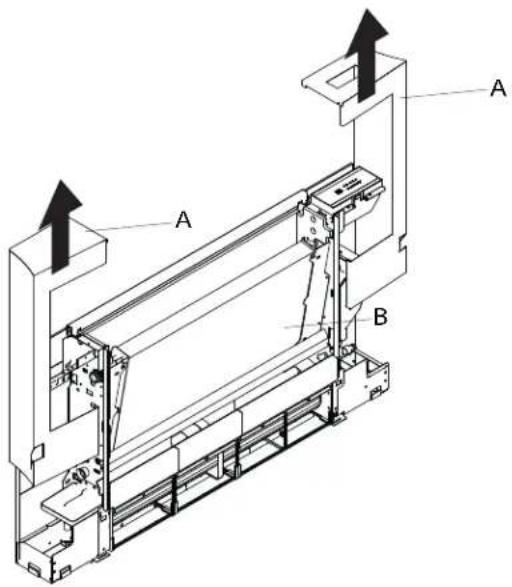 DAIKIN FWXM15AATV3R - Entfernung der Seitenteile - 1