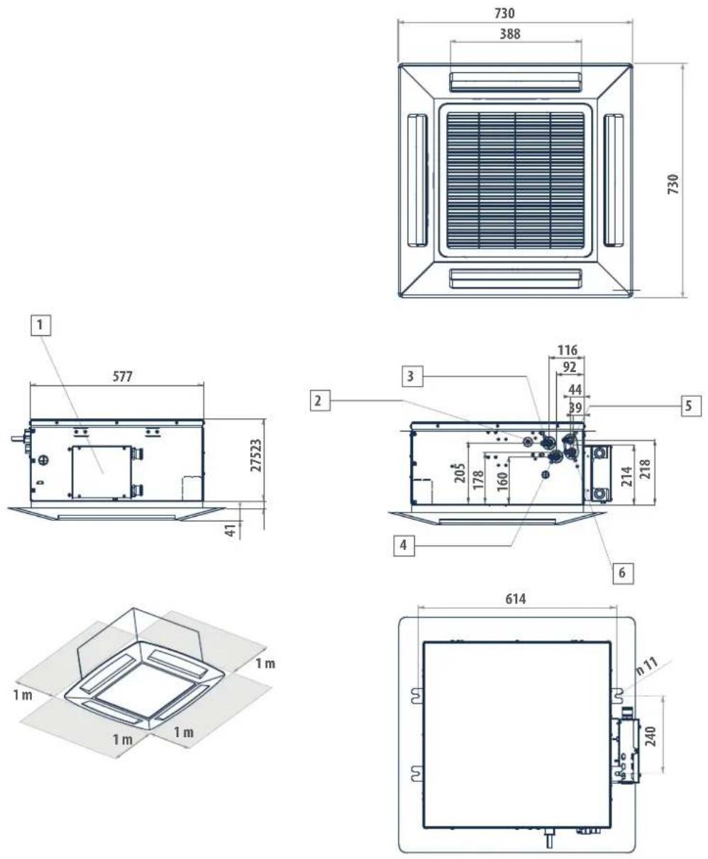 DAIKIN FWH08AAT - LEGENDA / LEGEND / LÉGENDE / LEGENDE / LEYENDA / VYSVĚTLIVKY / POJAŠNJENJE / LEGENDA - 1