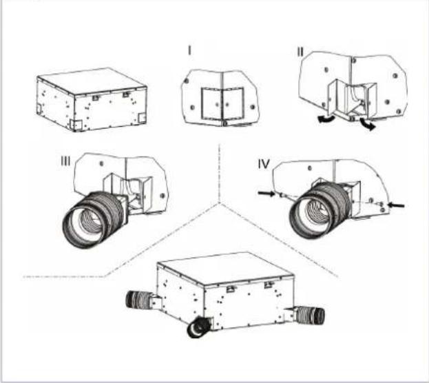 DAIKIN FWH08AAT - RACCORDEMENT D'ARRIVÉE D'AIR PRIMAIRE À TRAITER - 1