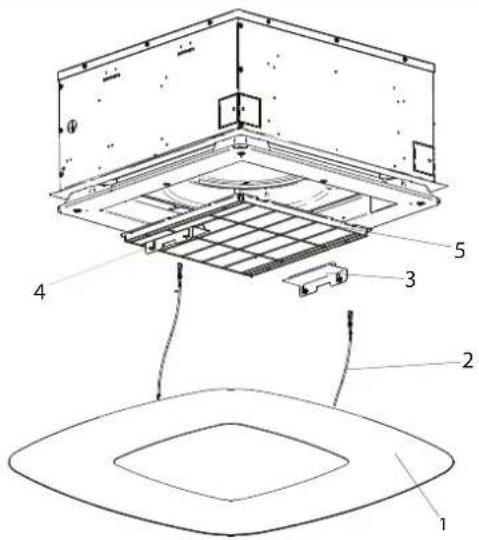 DAIKIN FWH08AAT - NETTOYAGE GRILLE D'ASPIRATION - 1
