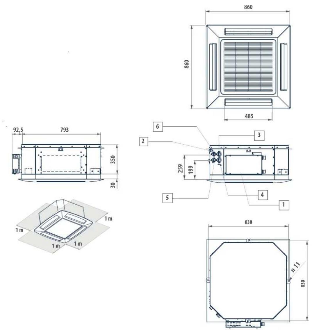DAIKIN FWH08AAT - LEGENDA / LEGEND / LÉGENDE / LEGENDE / LEYENDA / VYSVĚTLIVKY / POJAŠNJENJE / LEGENDA - 1
