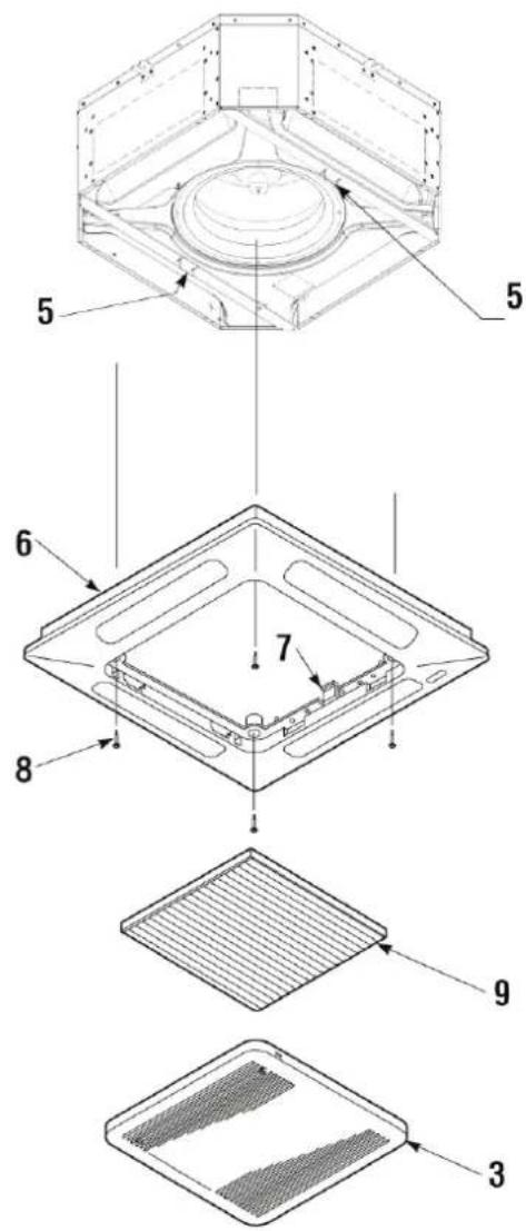 DAIKIN FWH08AAT - Raccordement d'écoulement des condensats - 8