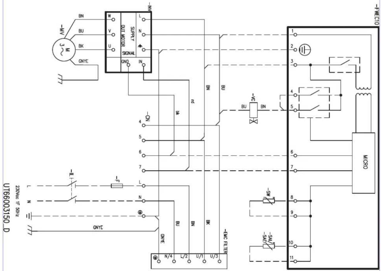 DAIKIN FWN08AAFN6V3 - FWN WIRING DIAGRAMS - 9