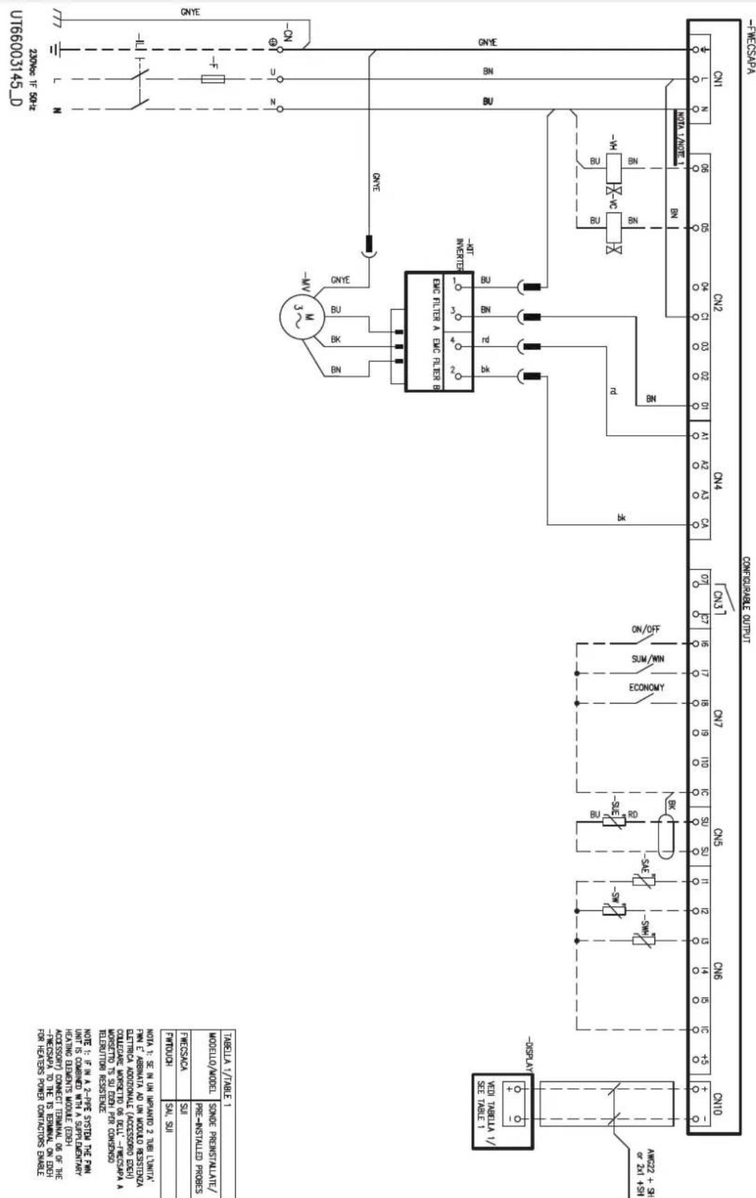 DAIKIN FWN08AAFN6V3 - FWN WIRING DIAGRAMS - 6
