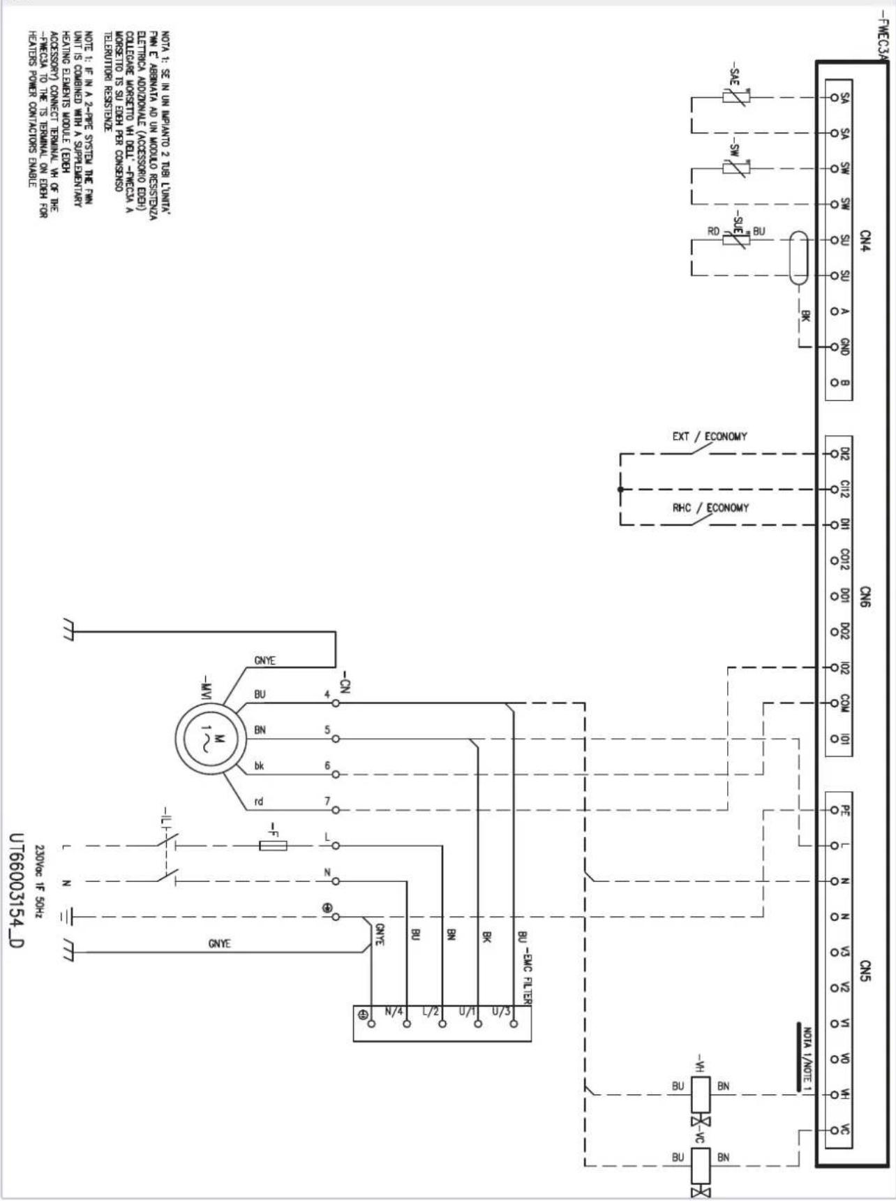 DAIKIN FWN08AAFN6V3 - FWN WIRING DIAGRAMS - 13