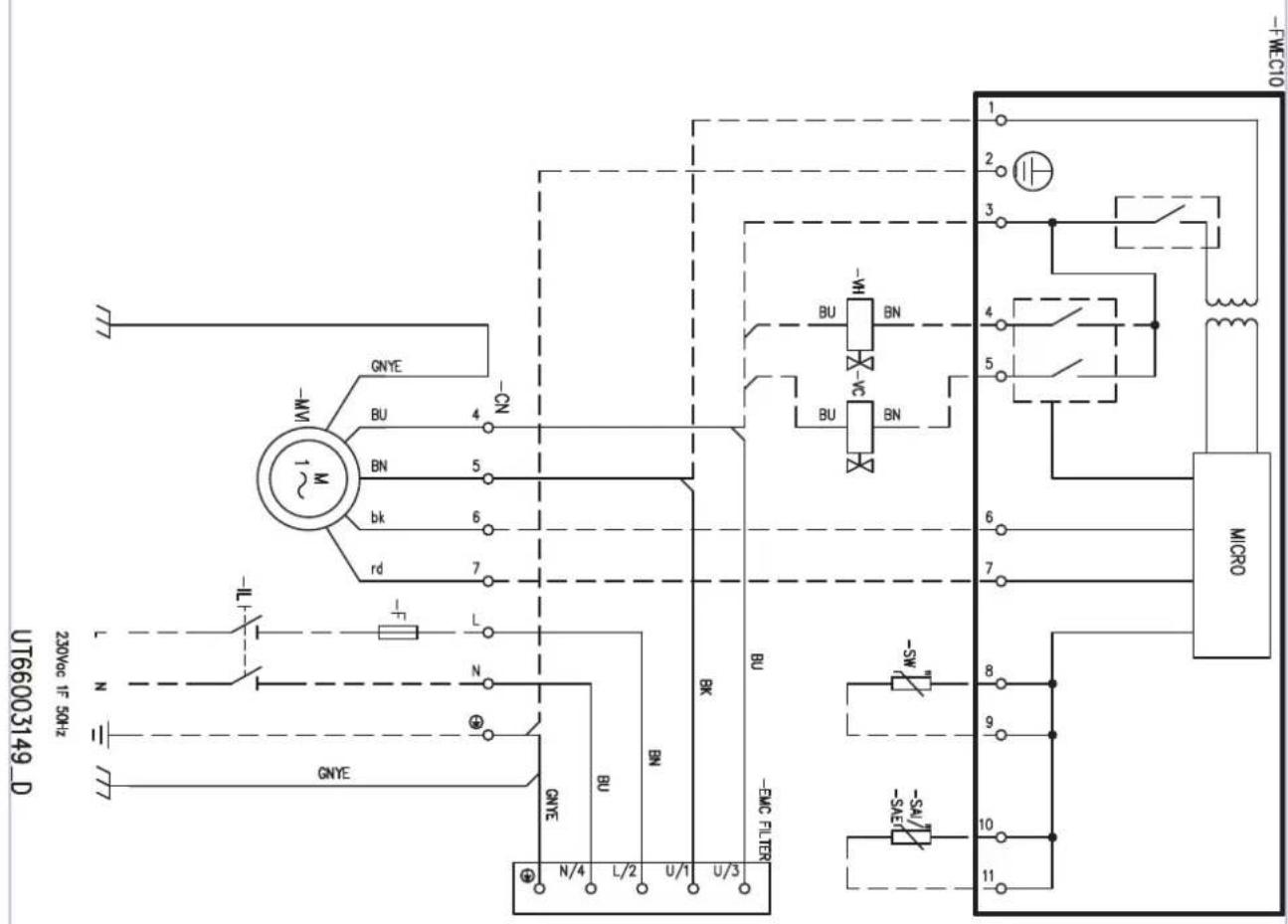 DAIKIN FWN08AAFN6V3 - FWN WIRING DIAGRAMS - 8