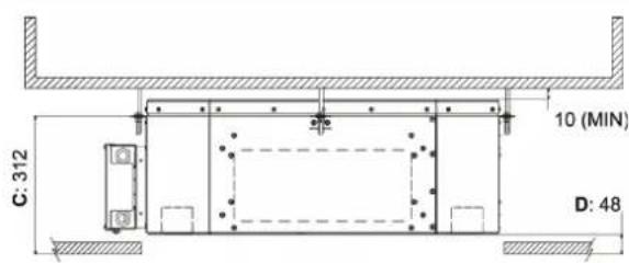 DAIKIN FWI06AAT - MONTAREA UNITĂȚILOR DIMENSIONALE - 3