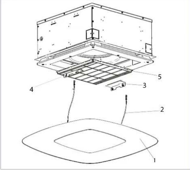 DAIKIN FWI06AAT - CLEANING THE AIR FILTER FCND02A GRILLE - 1